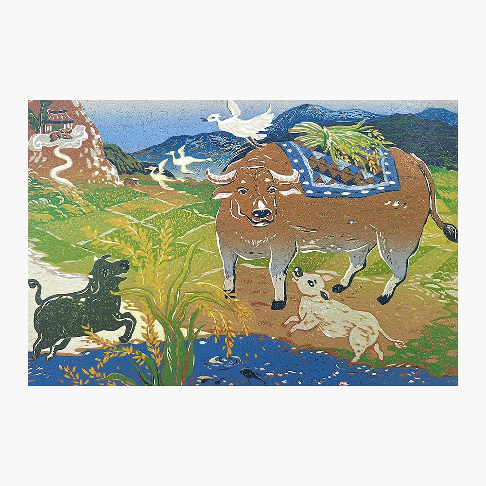 The Oxen School in Spring