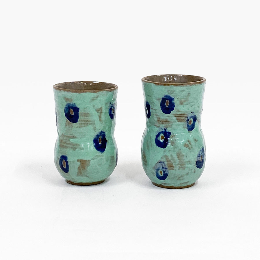 Hand-painted Ceramic Drinkware Set 2
