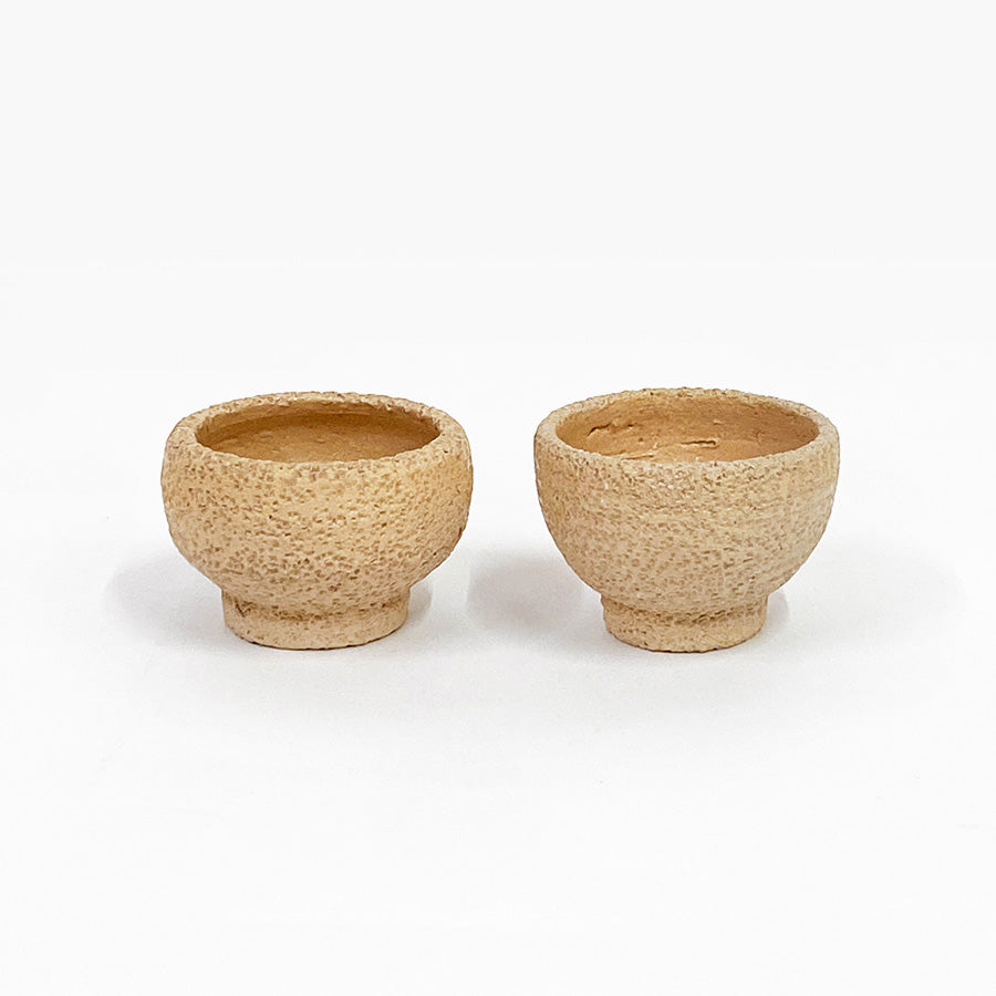 Glazed Stoneware Tea Bowls (set of 2)