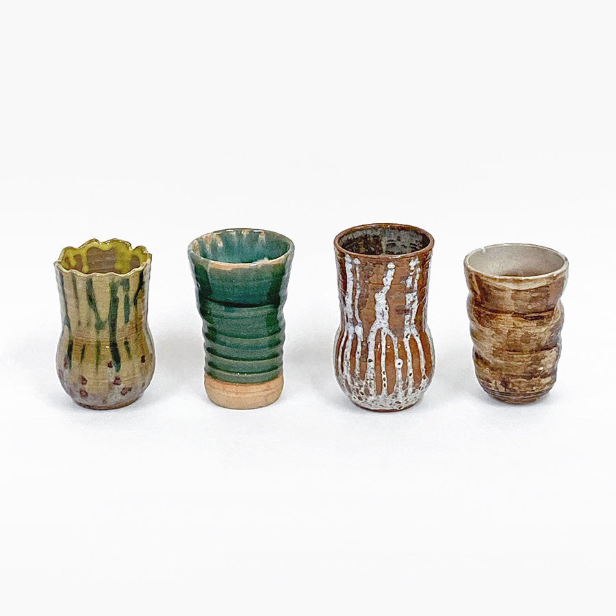 Hand-painted Ceramic Drinkware Set 4